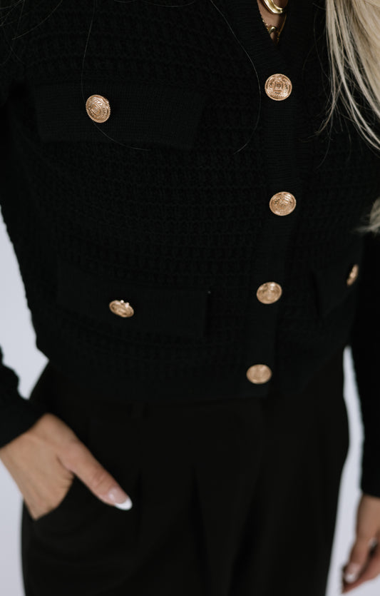 Sable Gold Knit Sweater