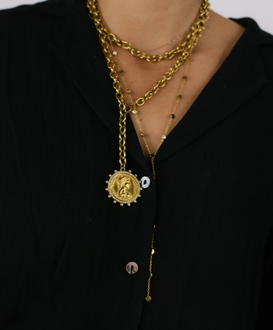Love Bound Medallion Necklace
