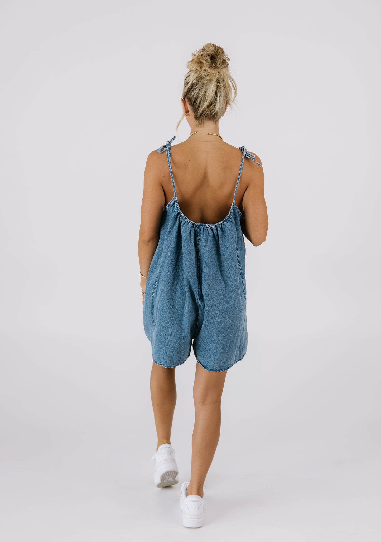 Darling Denim Romper