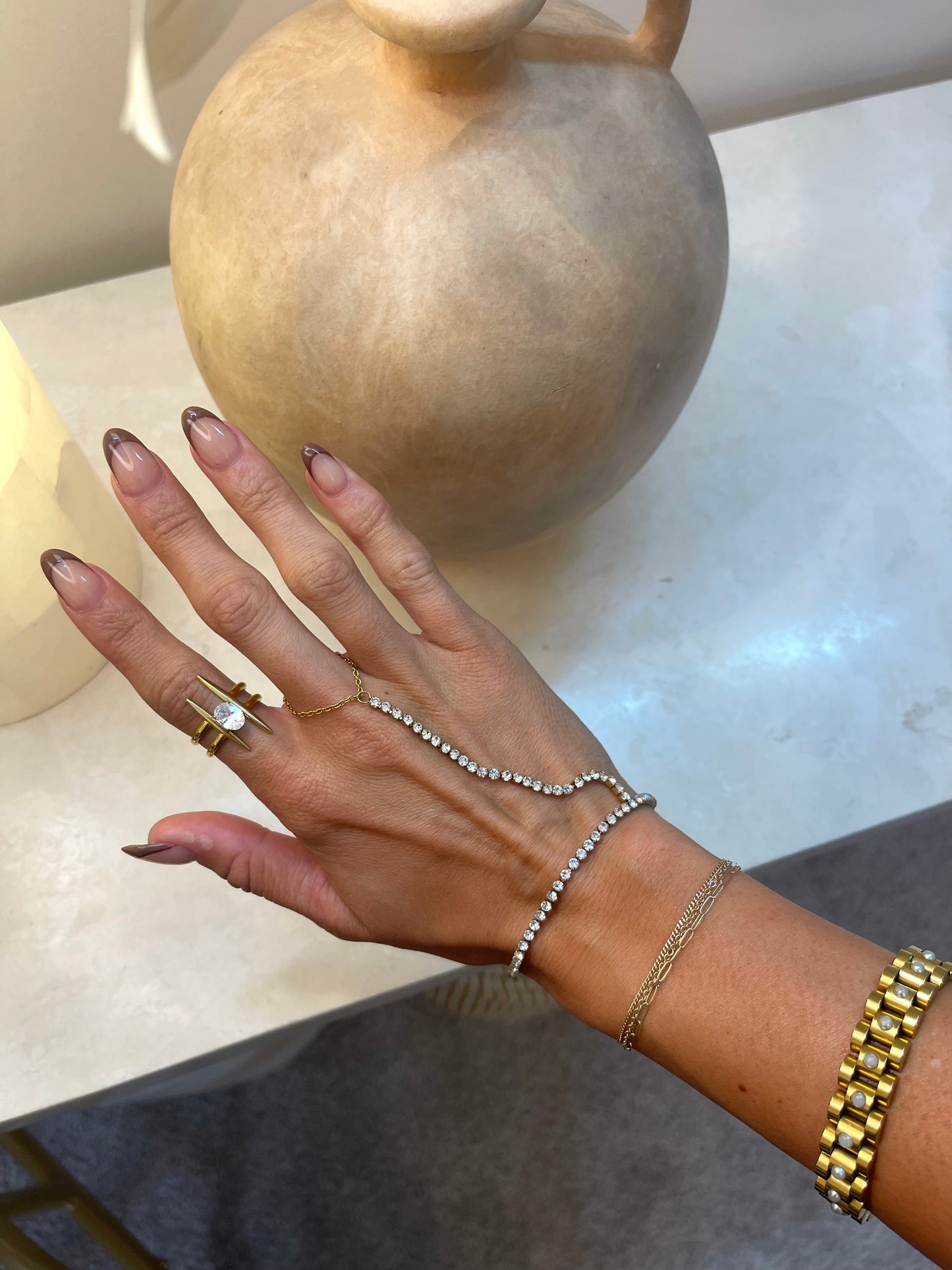 Diamond Tennis Handchain