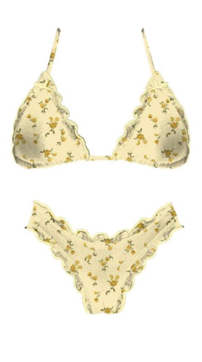 Lemon Fleur Bikini Set