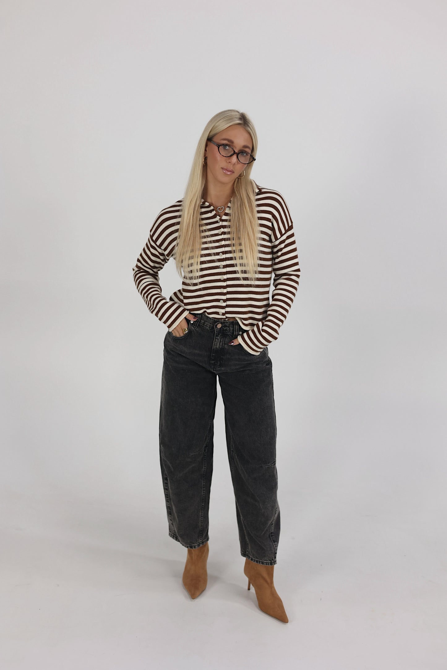 Gingerbread Stripe Sweater