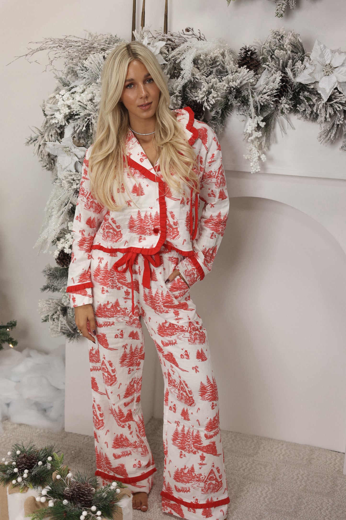 Noel Toile Pajamas