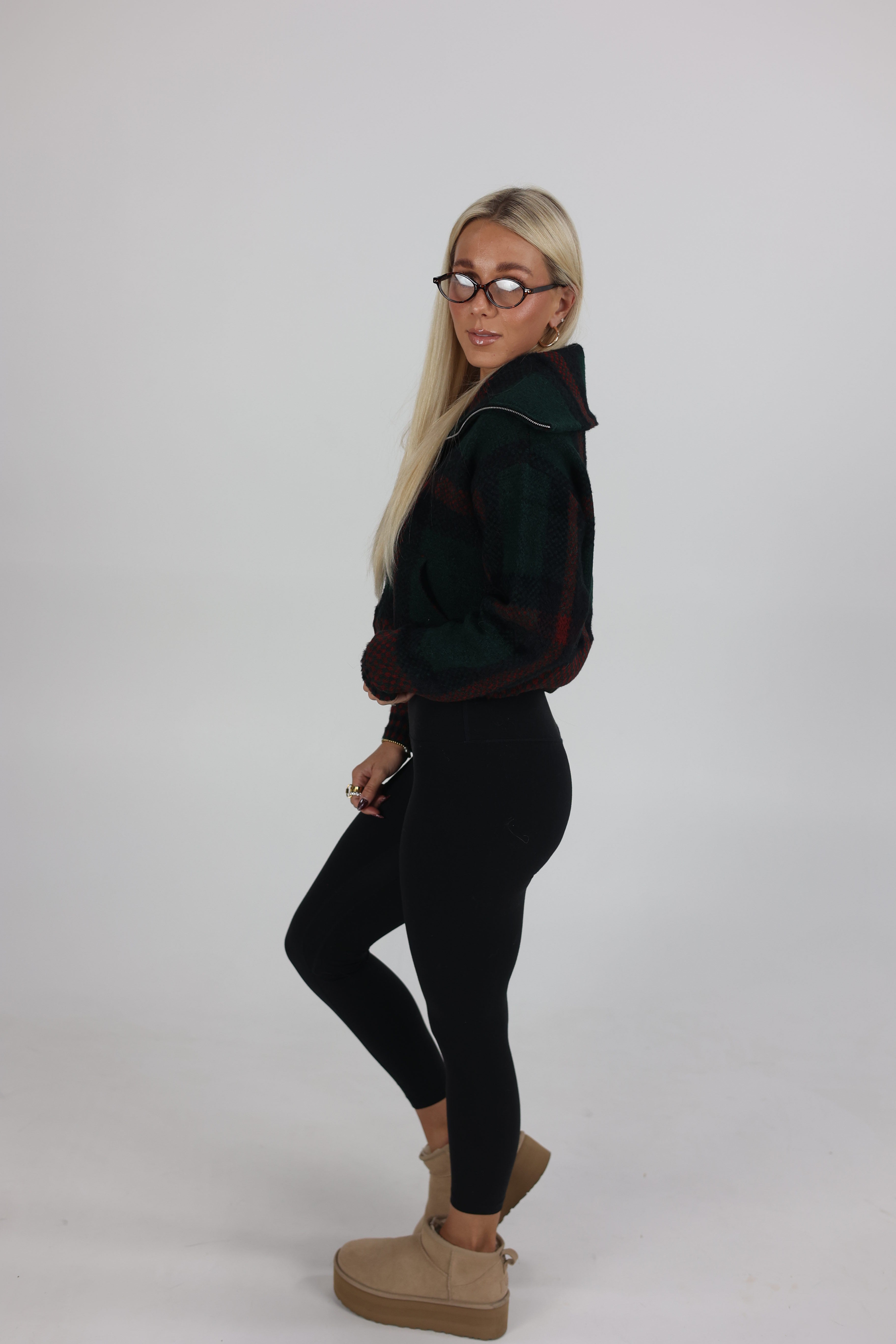 Mistletoe Cabin Zip Jacket