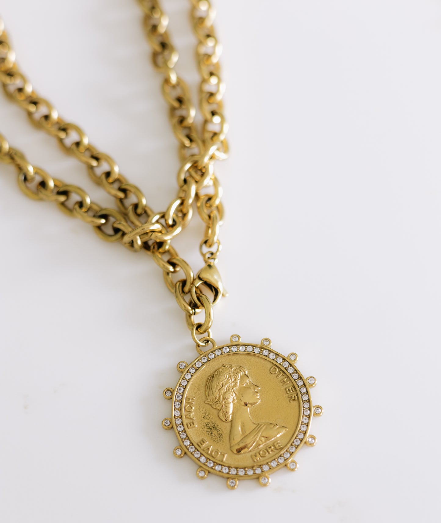 Love Bound Medallion Necklace