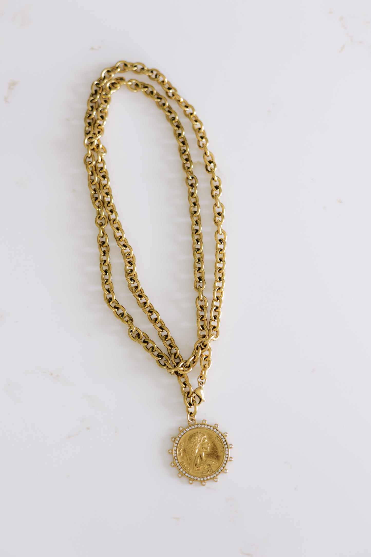 Love Bound Medallion Necklace