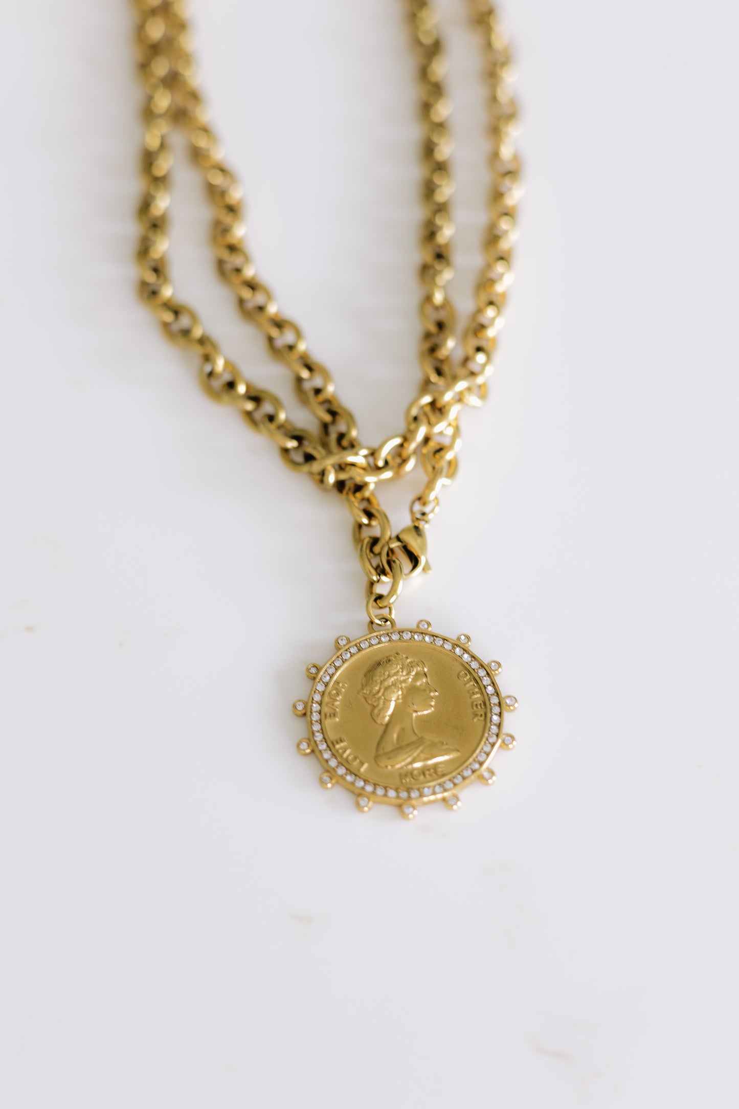Love Bound Medallion Necklace