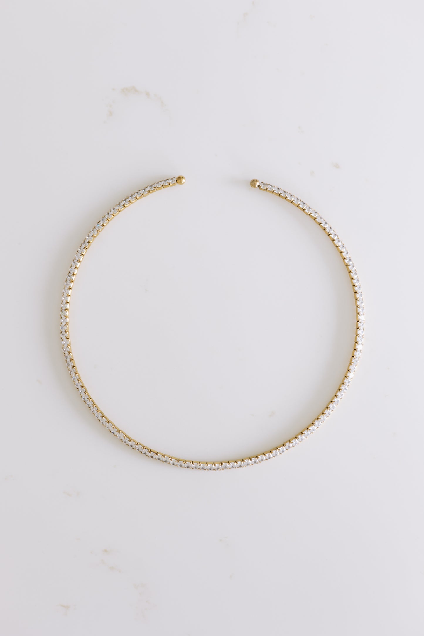 Halo Tennis Necklace