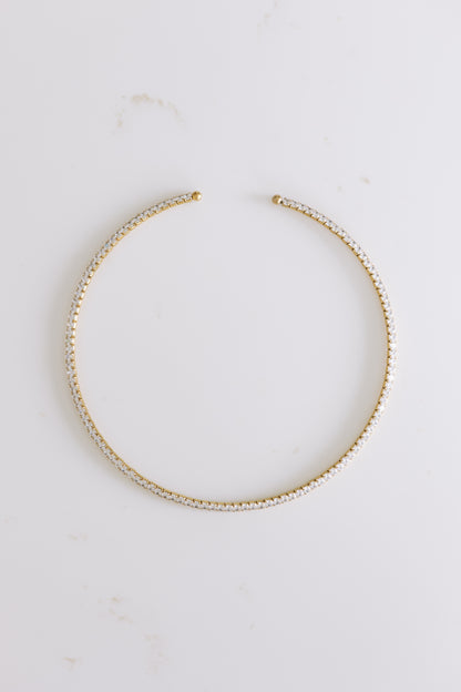 Halo Tennis Necklace