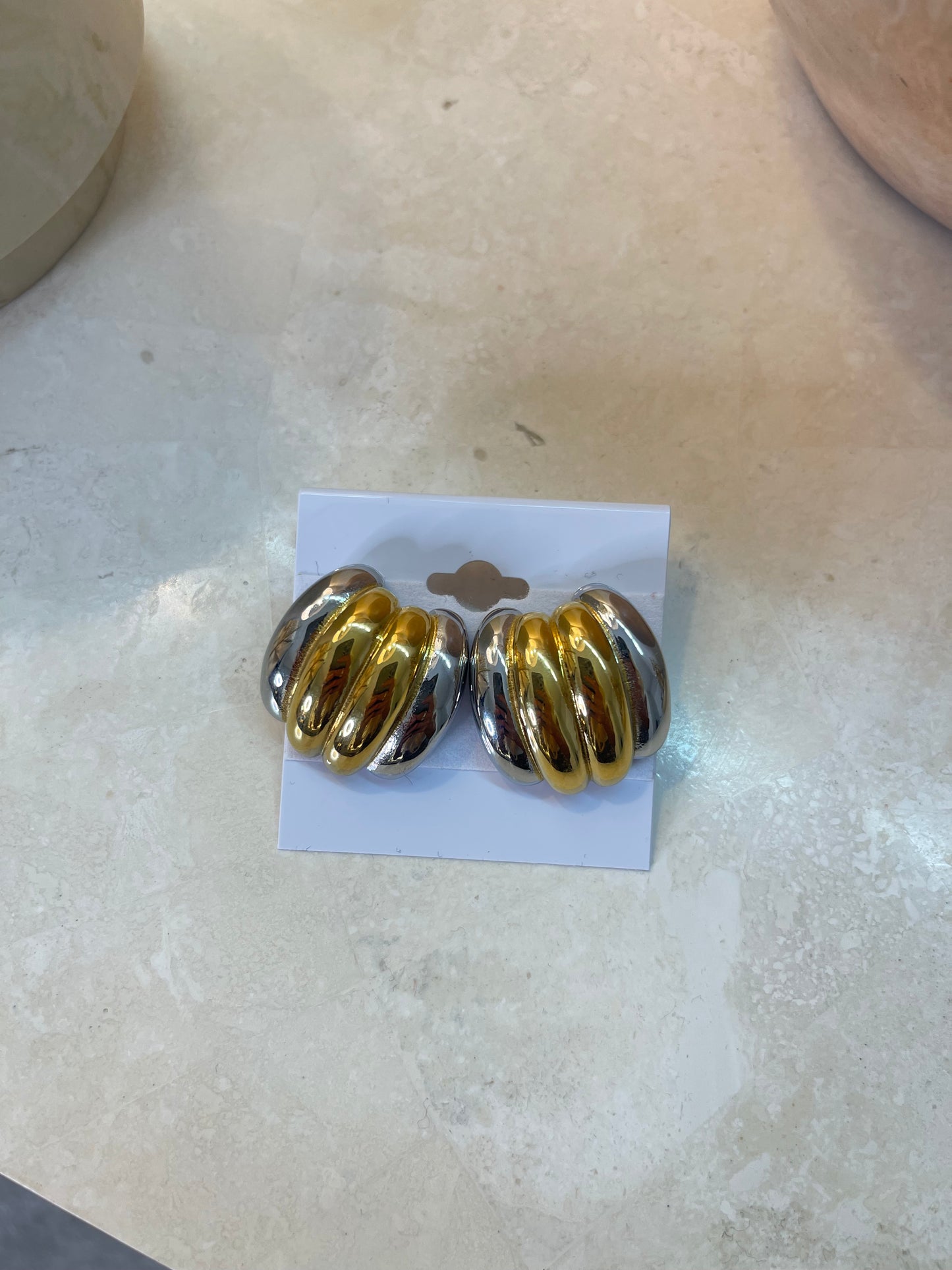 Two Toned Earrings