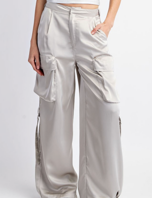 Cove Satin Cargos