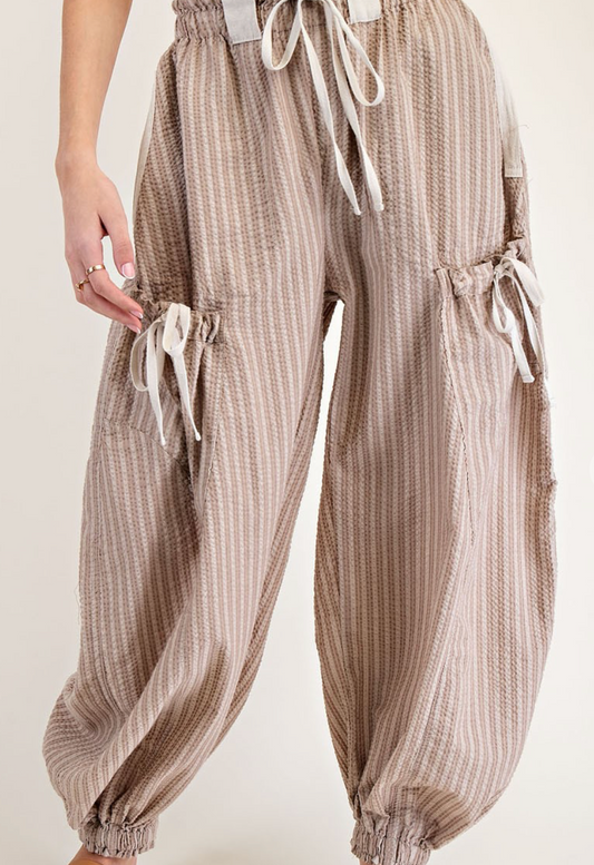 Striped Magnolia Trousers